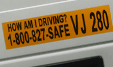 yellow vinyl bumper stickers