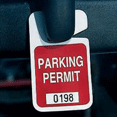 Hanging Parking Permits
