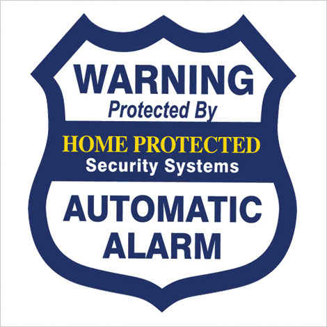 Dualcom Intruder Alarm Window Stickers 