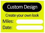 Custom Oil Change Decals