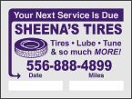 Oil Change Cling